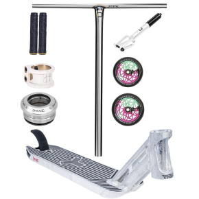 Freestyle Scooter Custom Divine X Triad X Oath Silver