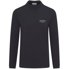 Whitespace Men's Merino Mockneck Baselayer (M|Phantom)