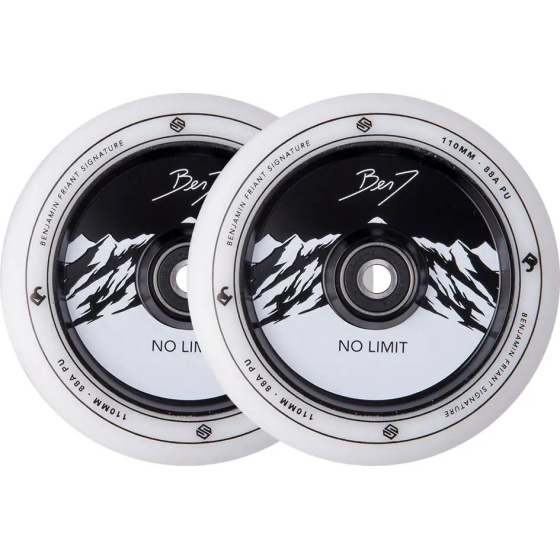 Wheels Striker Benj No Limit 110mm White / Black 2pcs