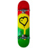 Blueprint Spray Heart V2 Skateboard Complete (8"|Rasta 2)