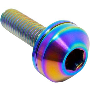 TLC Profile/Madera Titanium BMX Hub Screw (14mm|Rainbow)