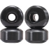 Essentials Black Skateboard Wheels 4-Set (52mm|95A)