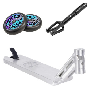 Triad Psychic V2 4 set board.7" 495mm Vixen + Oath 110 mm wheels + Divine IHC fork