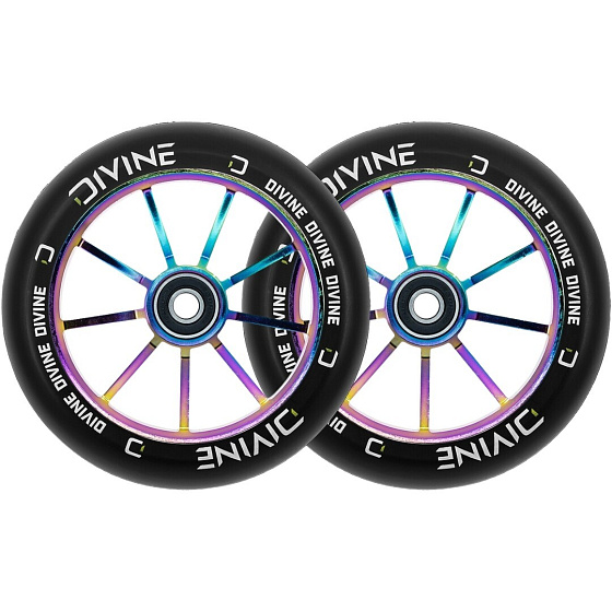 Packaging 1+1 Divine Wheels 120 mm Neochrome 2pcs