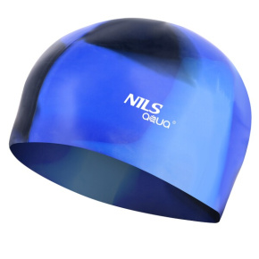 Silicone cap NILS Aqua multicolor MS82
