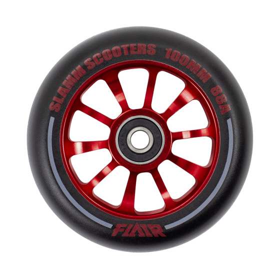 Slamm 100mm Flair 2 wheel.0 Red