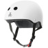 Triple Eight Certified Sweatsaver Helmet (XS-S|White Rubber)
