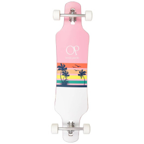 Ocean Pacific Sunset Complete Longboard (39"|Pink)