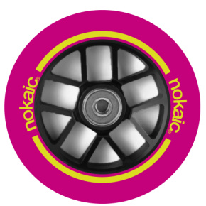 Wheel Nokaic Spoked 110mm Pink