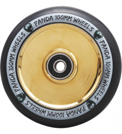 Panda Balloon Fullcore 100mm Gold Chrome