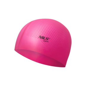 Silicone cap NILS Aqua NQC Dots dark pink