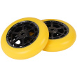 UrbanArtt Civic wheels 115x30mm Black/Yellow Red 2 pcs