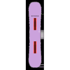 Whitespace Women's Freestyle Pro Snowboard (149cm|Violet)