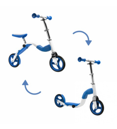Scoobik scooter and reflector in one blue