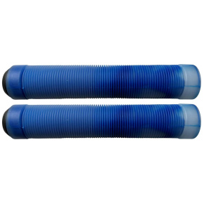 Trynyty Swirl Scooter Grips (Blue / Transparent)