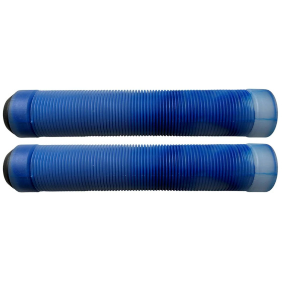 Trynyty Swirl Scooter Grips (Blue / Transparent)