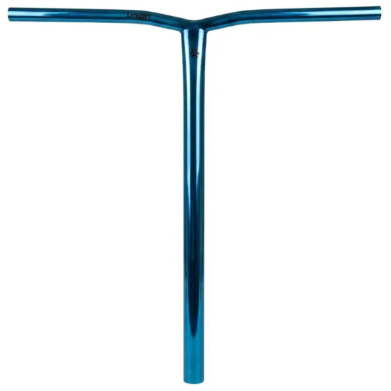 Union Uniq Bend Oversized Handlebars 670mm Chrome Blue