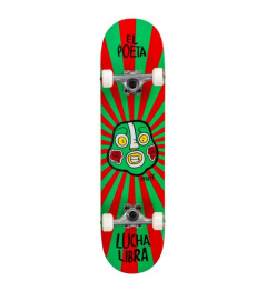 Enuff Lucha Libre Mini Complete Skateboard Red / Green 7.25 x 29.5