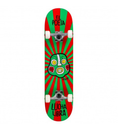 Enuff Lucha Libre Mini Complete Skateboard Red / Green 7.25 x 29.5