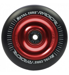 Metal Core Radical 100mm wheel black-red