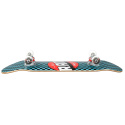 RAD Checkers Progressive Skateboard Complete (7.25"|Black/Turquoise)