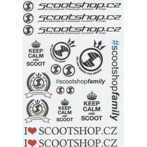 Scootshop.cz A4 stickers