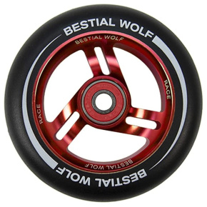 Bestial Wolf Race 100 mm wheel black red