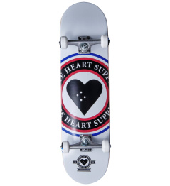 Heart Supply Insignia Skateboard Complete (8.25"|White)