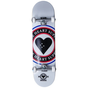 Heart Supply Insignia Skateboard Complete (8.25"|White)