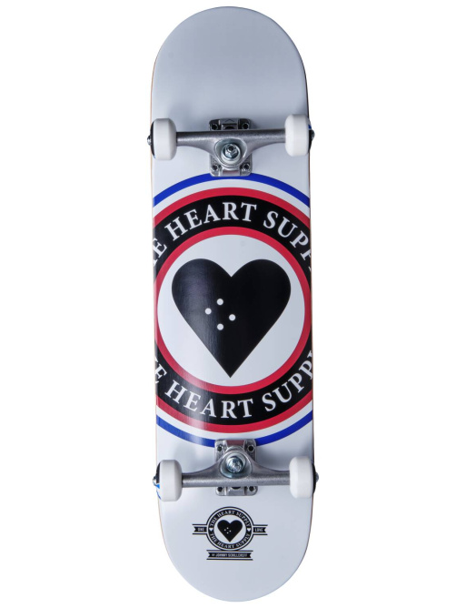 Heart Supply Insignia Skateboard Complete (8.25"|White)