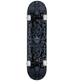 Skateboard Speed Demons Bandana 8 "Black / Silver