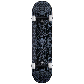 Skateboard Speed Demons Bandana 8 "Black / Silver
