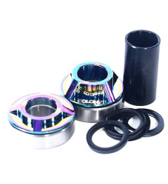 Colony Mid Bottom Bracket (19mm|Rainbow Anodise)