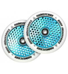 Root Honeycore White 110mm 2-pack Pro Scooter Wheels (110mm | Blue)