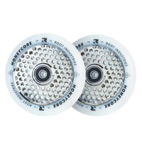 Root Honeycore White 110mm 2-pack Pro Scooter Wheels (110mm | Mirror)