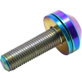 TLC Metric Titanium BMX Bolt Hubs (14mm|Rainbow)