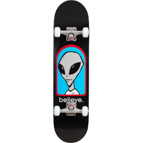 Alien Workshop Believe Skateboard Set (7.75"|Black/Blue/Grey)
