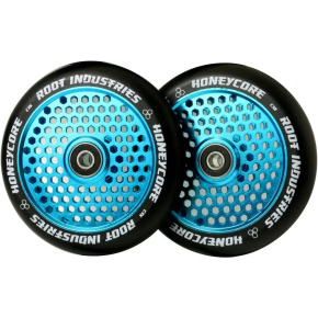 Wheels Root Industries Honeycore black 120mm 2pcs Sky Blue