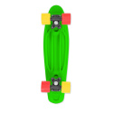 Skateboard FIZZ BOARD Green, Red-Yellow PU, green