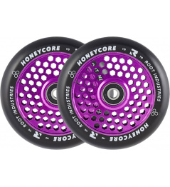 Wheels Root Industries Honeycore black 120mm 2pcs purple