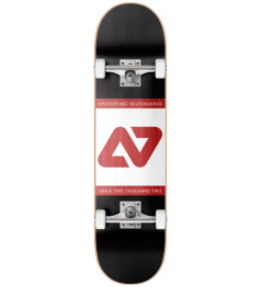 Hydroponic Block Skateboard Complete (7.75" | Black / White)