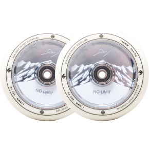 Wheels Striker Benj No Limit 110mm White / Chrome 2pcs