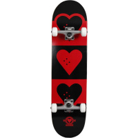Heart Supply Quadron Logo Skateboard Complete (8.25"|Red)