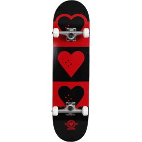 Heart Supply Quadron Logo Skateboard Complete (8.25"|Red)