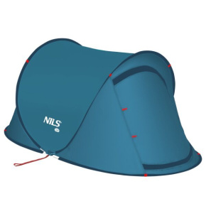 Self folding beach tent NILS Camp NC3743 blue