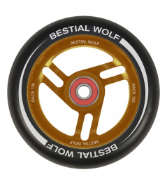 Bestial Wolf Race 100 mm round black orange