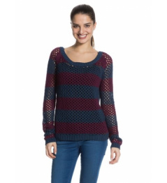 Sweater Roxy Rock The Beat brq3 stripe rock the beat 2014/15 dámský vell.S