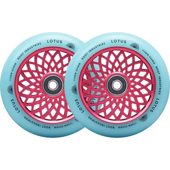 Wheels Root Lotus 110x24mm Pink / Isotope 2pcs