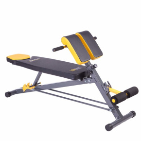 Bench with hyperextension and support HMS Premium LSR8311