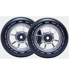 Wheels North Signal 110mm silver 24mm